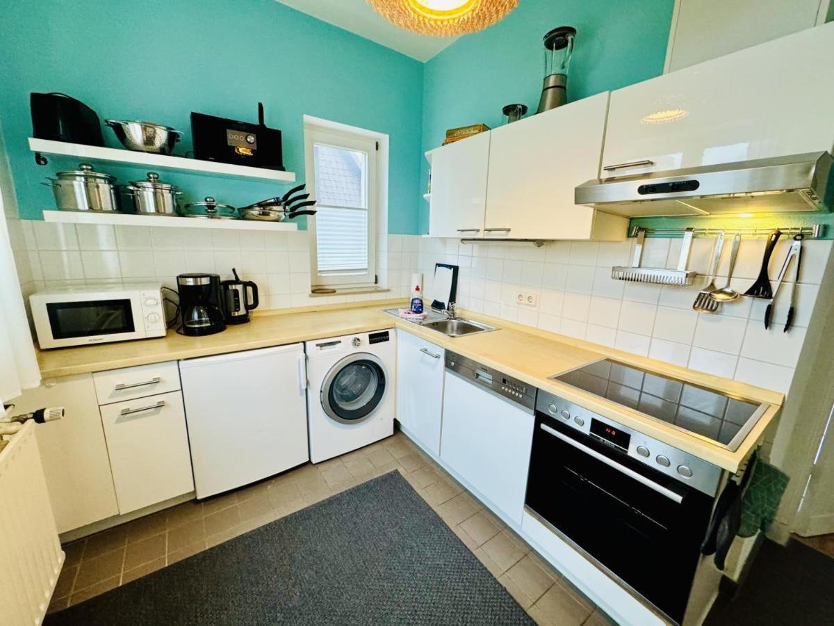 Bootshaus/ Holzdeck Apartamento Rostock Exterior foto